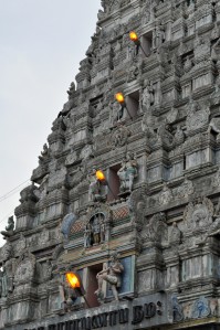 Temple close up